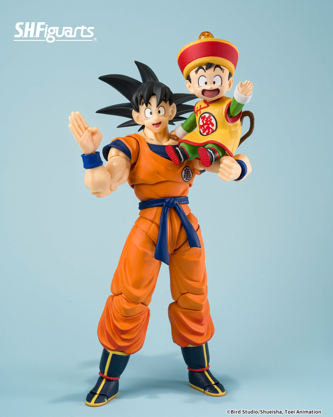 🔴 PREVENTA 🔴 S.H.FIGUARTS SON GOKU SON GOHAN -KID- KINTOUN