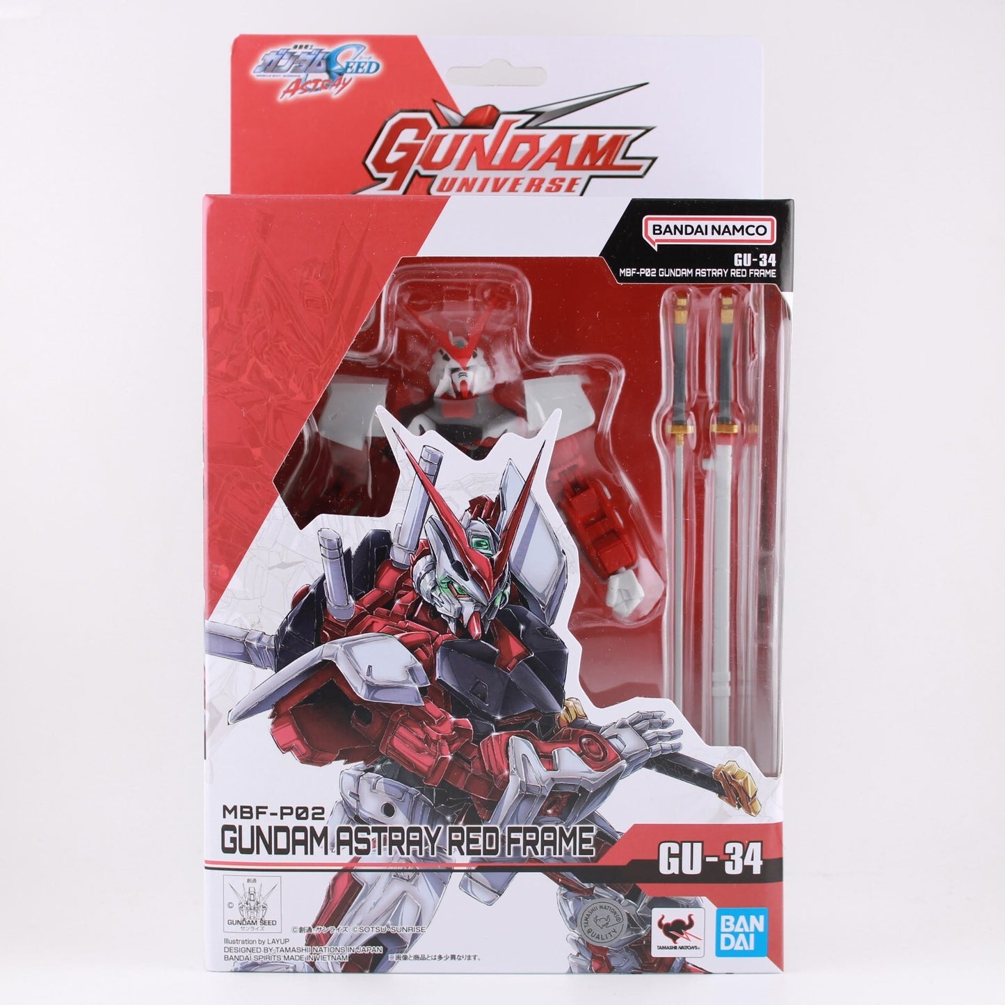 GUNDAM UNIVERSE MBF-P02 GUNDAM ASTRAY RED FRAME