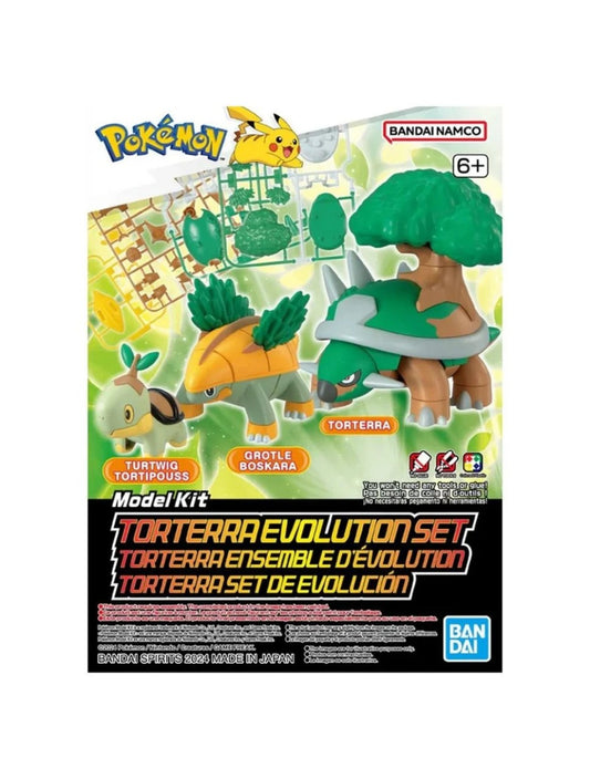 Pokemon Model Kit TORTERRA EVOLUTION SET
