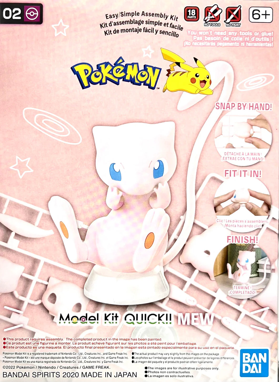 Model Kit Pokemon Mew 02 Quick