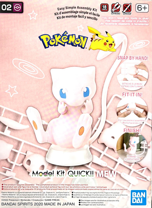Model Kit Pokemon Mew 02 Quick