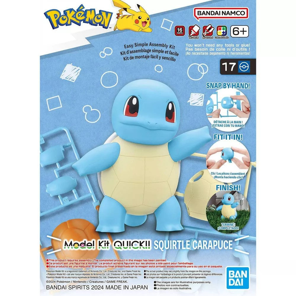 POKEMON MODEL KIT QUICK!! 17 SQUIRTLE